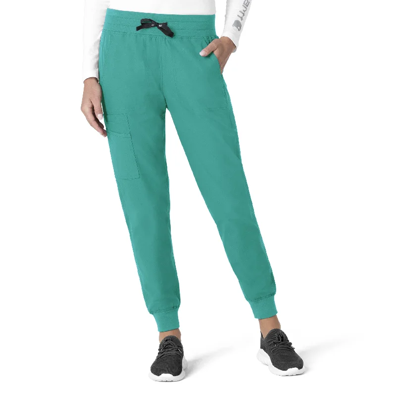 Carhartt Force Essentials Women's Jogger Scrub Pant - Teal Blue