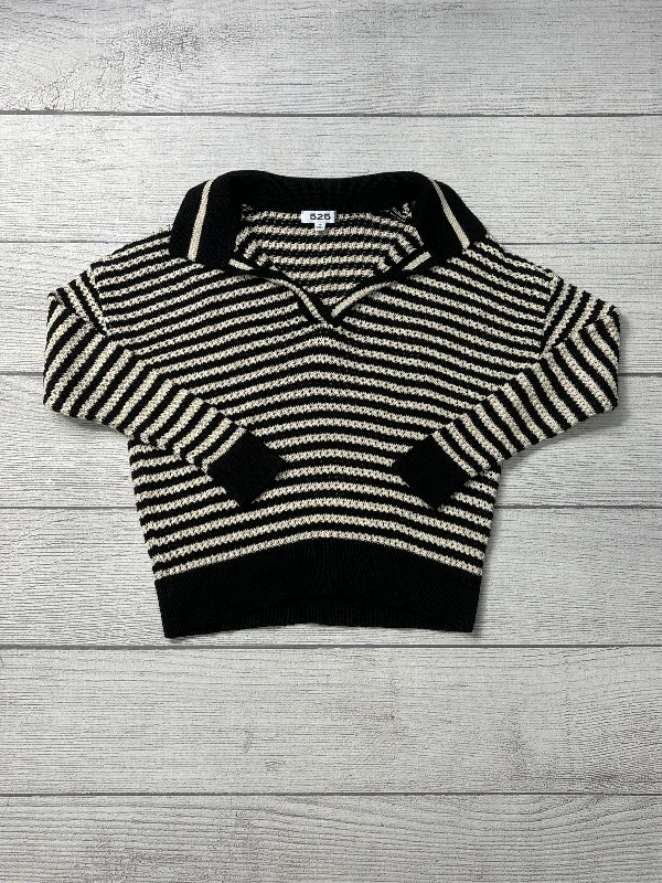 Sweater by 525 In Black Cream, Size: Xs