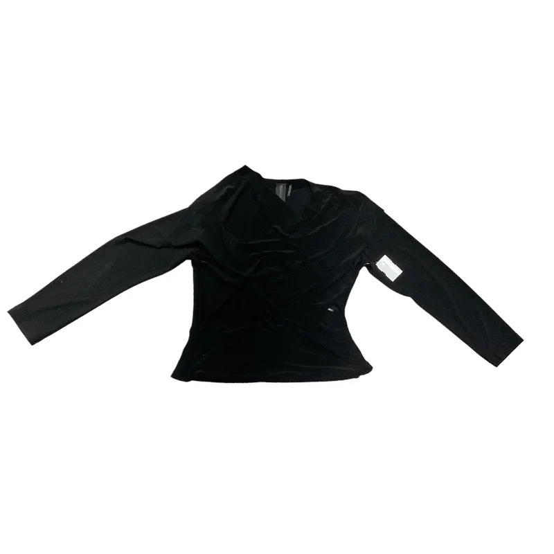 Top Long Sleeve By Norma Kamali In Black, Size: Xl