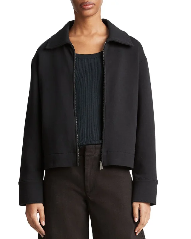 Vince Zip Up Collared Jacket