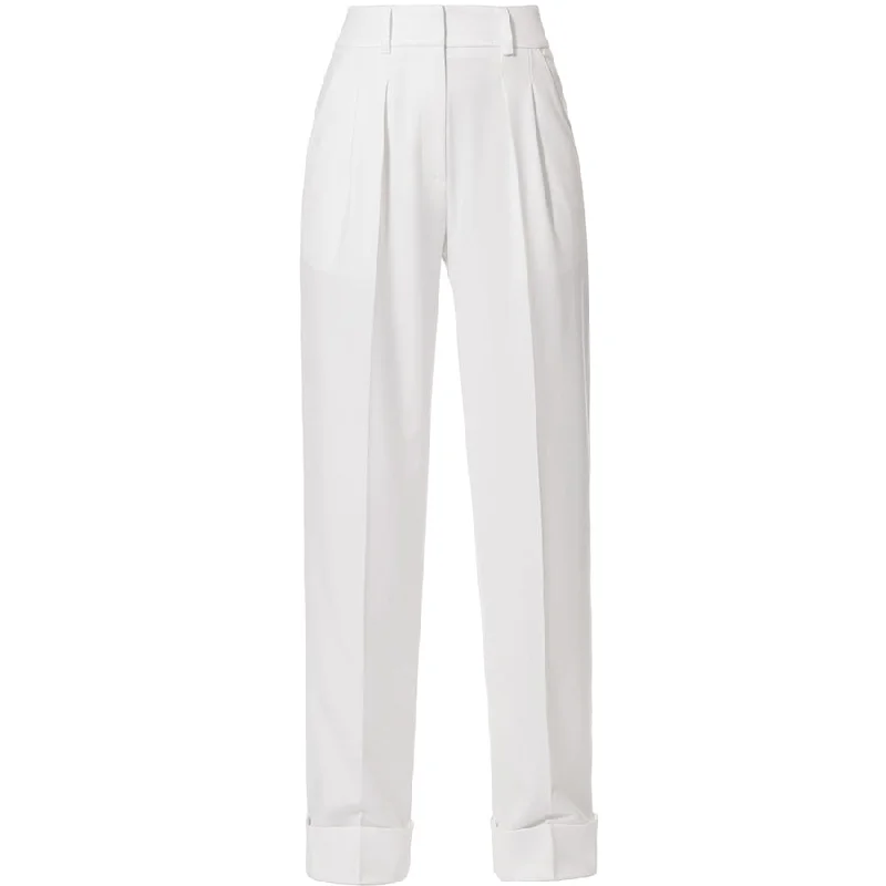 WIDE LEG TROUSER "FRANKIE" IN WHITE