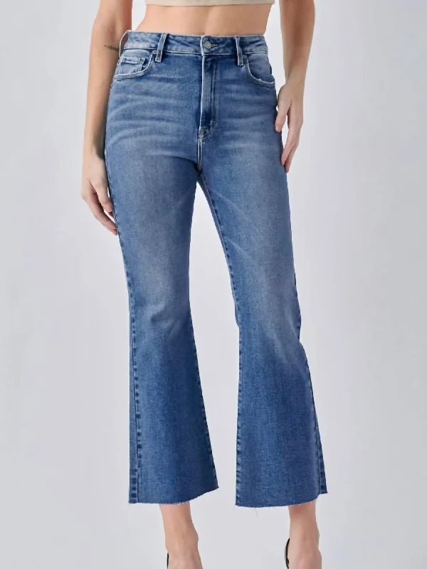 Happi Hr Cropped Flare Jean In Perfect Wash