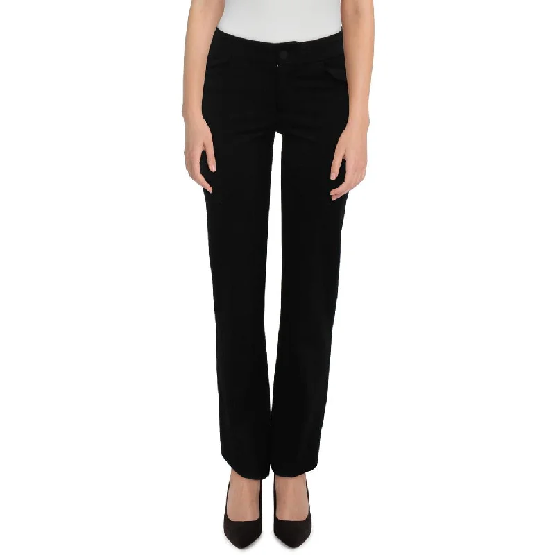 Womens Office Work Straight Leg Pants