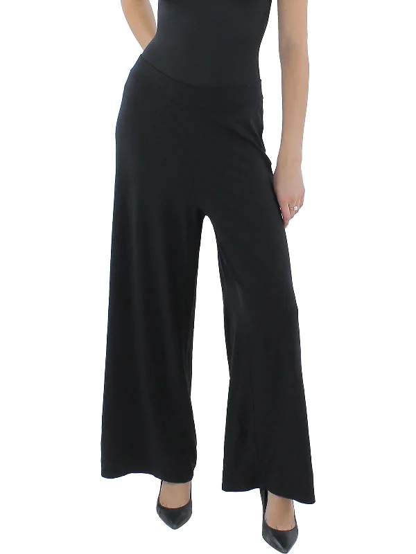 Womens Stretch Wide Leg Wide Leg Pants