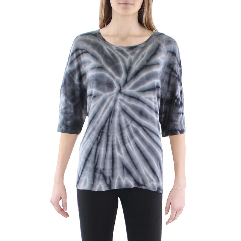 Anthropologie Maronie Womens Tie Dye Knit T-Shirt